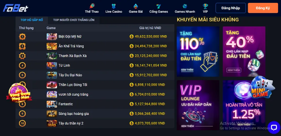 Giao diện dịch vụ chăm sóc khách hàng livechat B52